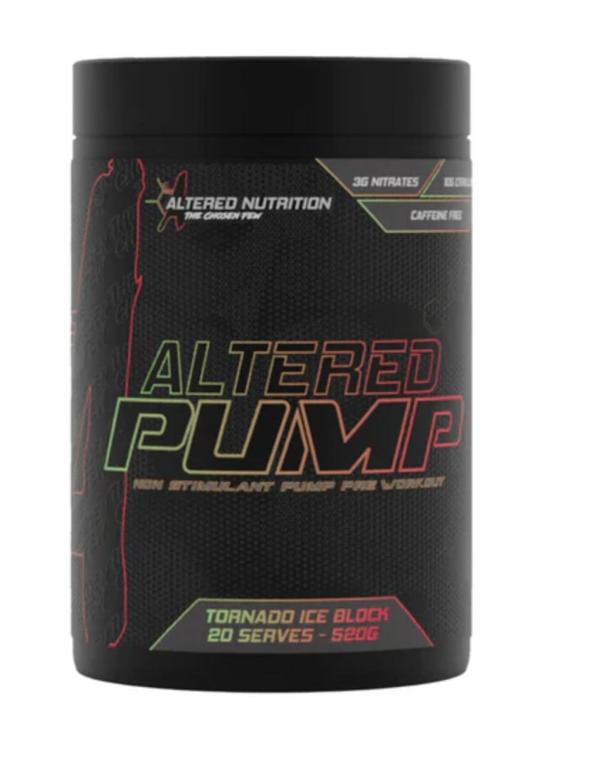 Altered Pump by Altered Nutrition - Tornado Ice Block - Athletic Sports