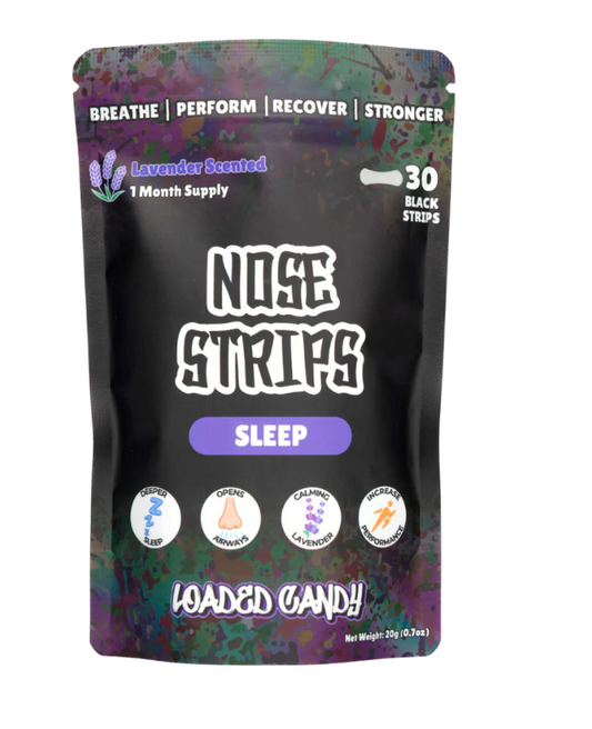Nose Strips Sleep - 30 Black Strips Sleep - loaded candy
