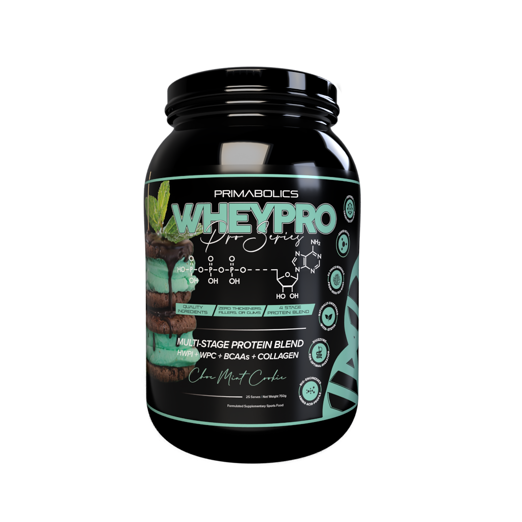 Whey Pro - 27 Serves Choc Mint Cookie - Primabolics