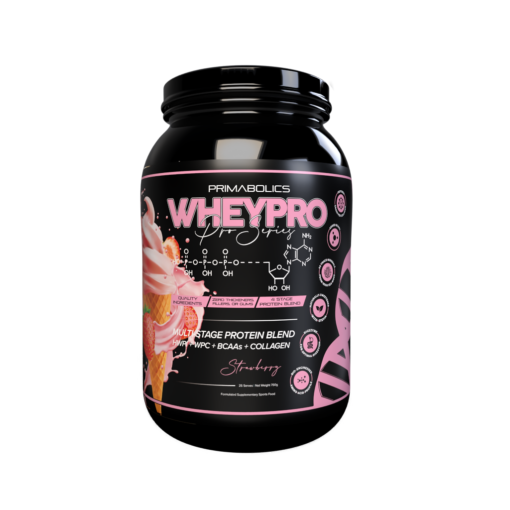 Whey Pro - 27 Serves Strawberry Ice Cream - Primabolics
