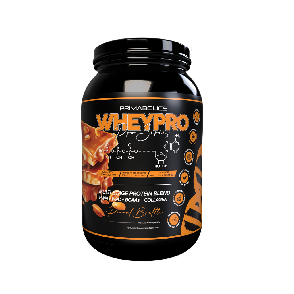 Whey Pro - 27 Serves Peanut Brittle - Primabolics