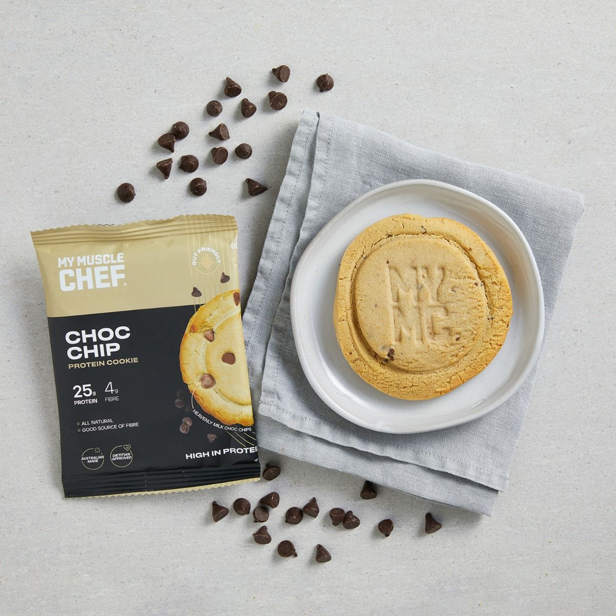 Muscle Chef Cookie - Choc Chip - Muscle Chef