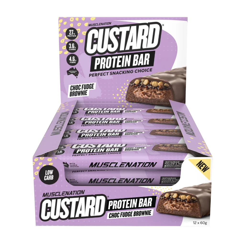 CUSTARD PROTEIN BAR - - Muscle Nation