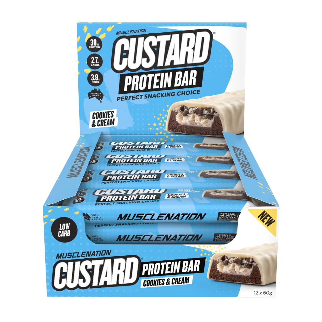 CUSTARD PROTEIN BAR - - Muscle Nation