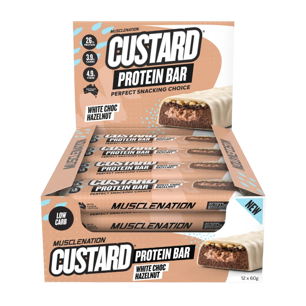 CUSTARD PROTEIN BAR - - Muscle Nation
